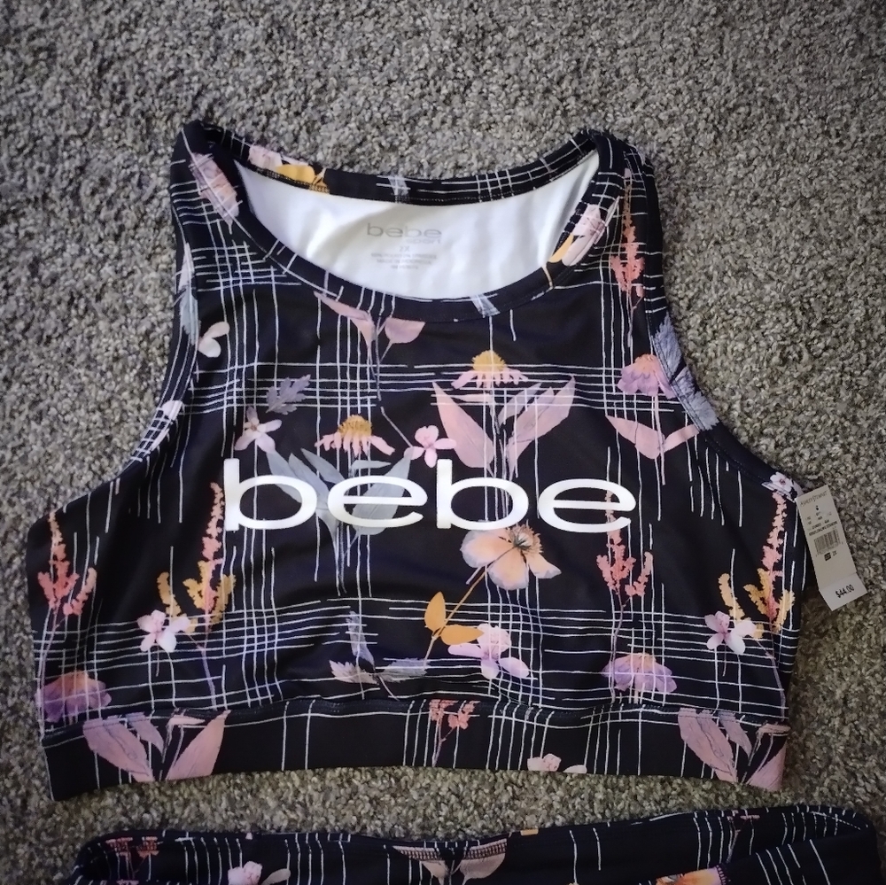 Bebe Floral Crop Top